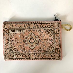 6.1/8” Greece large peach wallet